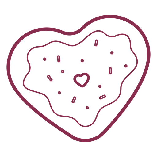 Vector Heart Cookie Png Photos (black, purple)