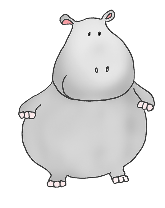 Vector Hippo Png Hd (white, silver, lavender)