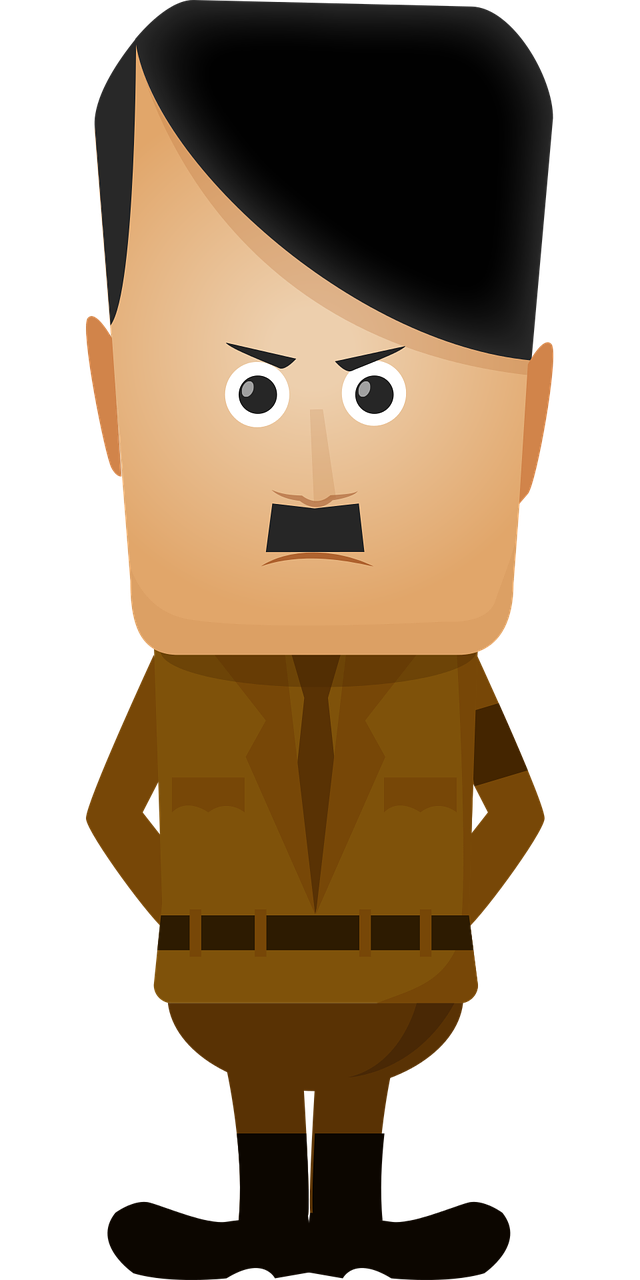 Vector Hitler Png Image (olive, maroon, salmon, black)