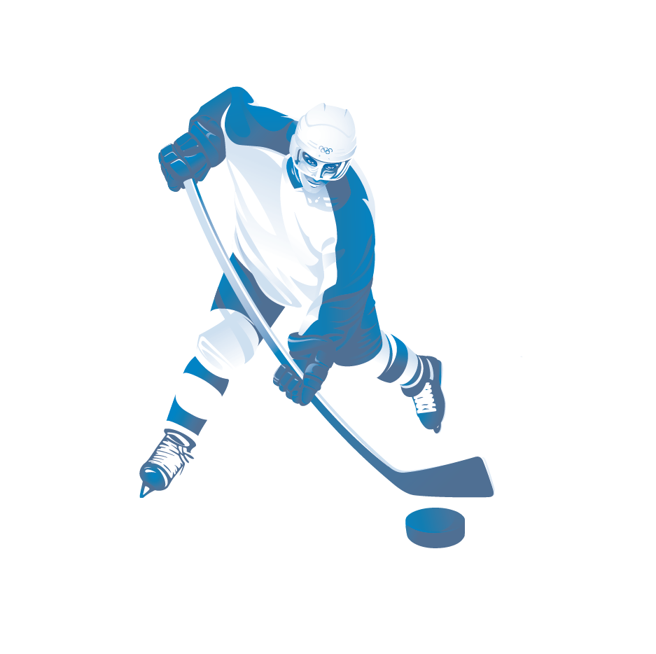 Vector Hockey Transparent Png (white, gray)