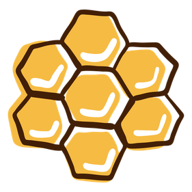 Vector Honeycomb Png Transparent Image (white, maroon, orange, black)