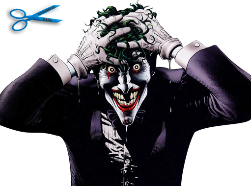 Vector Joker Transparent Background (black)