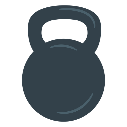 Vector Kettlebell Png Image (black, indigo)