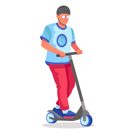 Vector Kick Scooter Png File (silver, gray, salmon, chocolate, black)