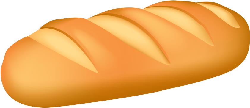 Vector Loaf Bread Png File (black, pink, salmon)