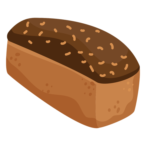 Vector Loaf Bread Png Image (black, maroon, chocolate, olive)