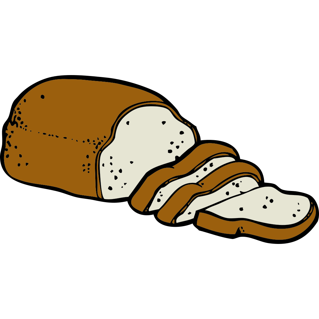 Vector Loaf Bread Png Photos (black, beige, olive)