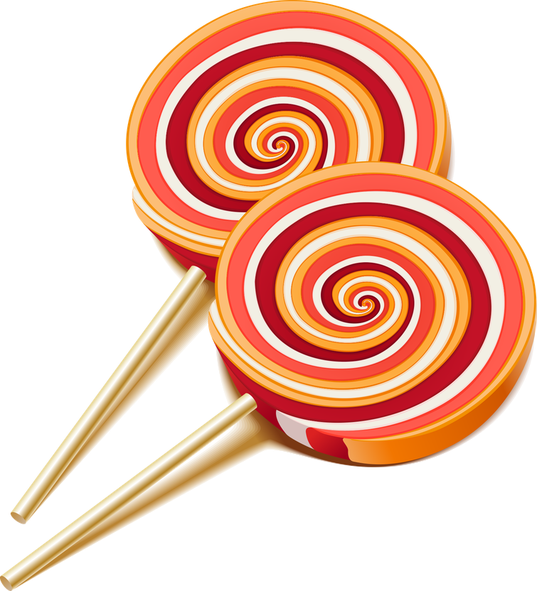 Vector Lollipop Png Clipart (black, beige, salmon, white)