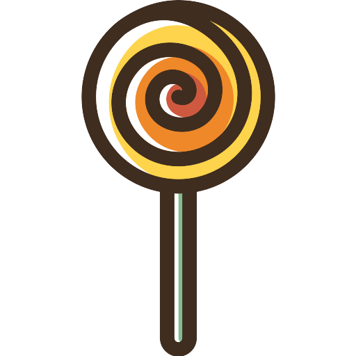 Vector Lollipop Png Transparent Image (black, maroon, chocolate)