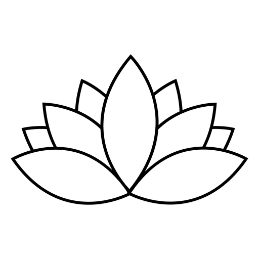 Vector Lotus Flower Png Pic (gray, black)