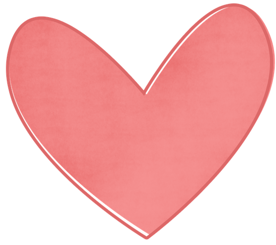 Vector Love Artwork Png File (black, salmon)