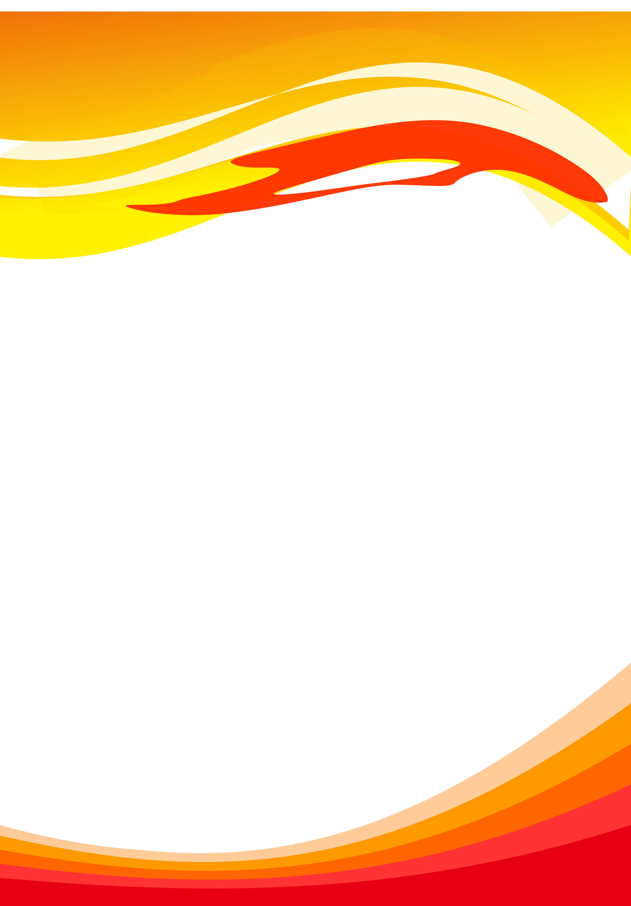 Vector Orange Wave Transparent Background (red, white, chocolate, yellow, beige)