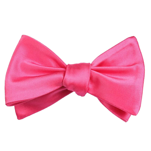 Vector Pink Bow Transparent Png (black)