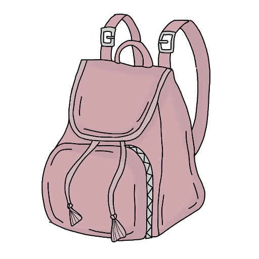 Vector Pink Handbag Png Clipart (silver, black)