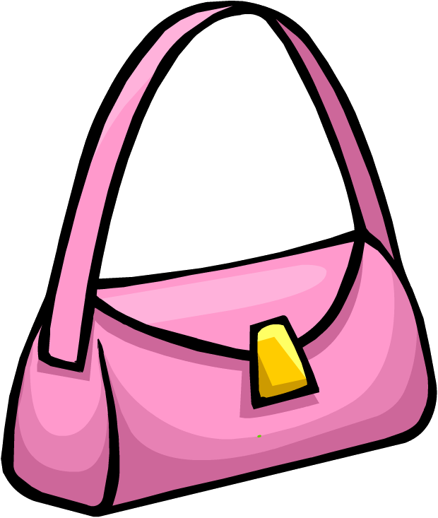 Vector Pink Handbag Png Image (pink, plum, salmon, black)