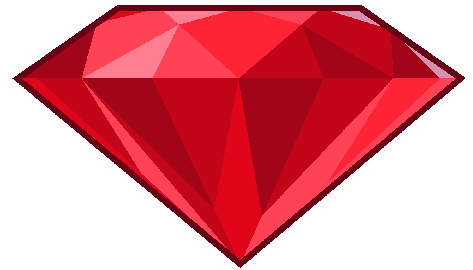 Vector Ruby Gemstone Png Image (beige, red, maroon, salmon, white)