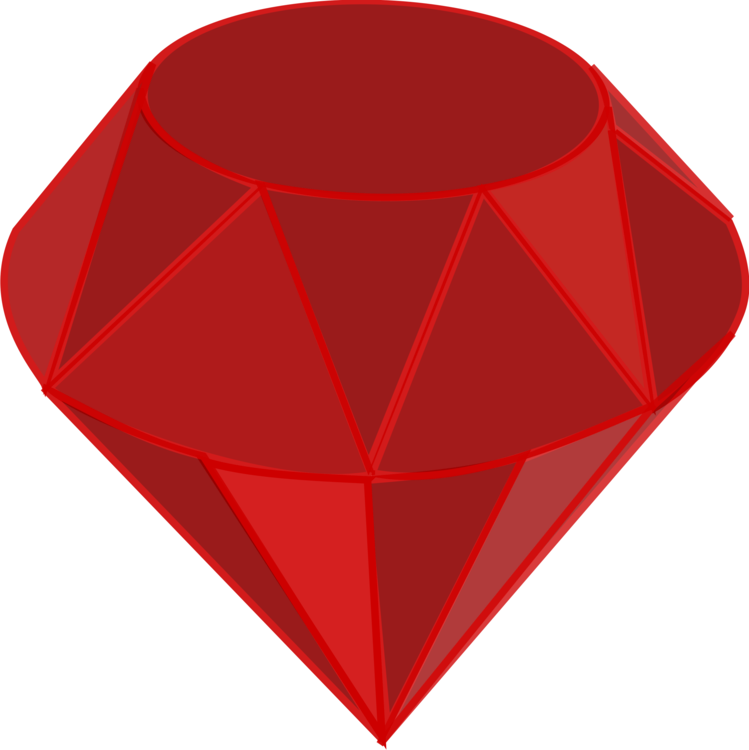 Vector Ruby Gemstone Png Transparent Image (maroon, black, red)