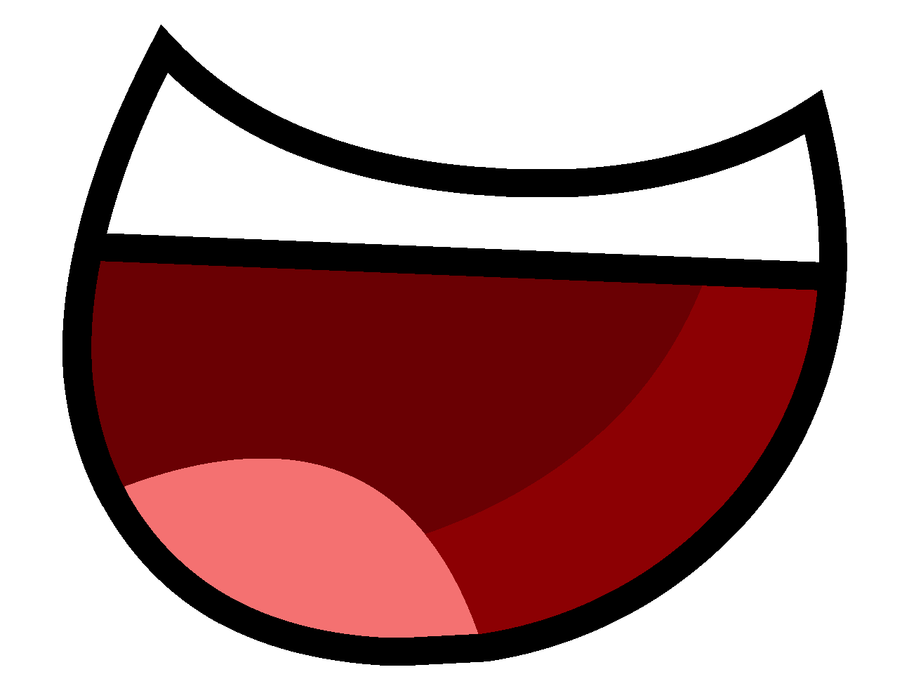 Vector Smile Png Image (maroon, black, salmon, white)