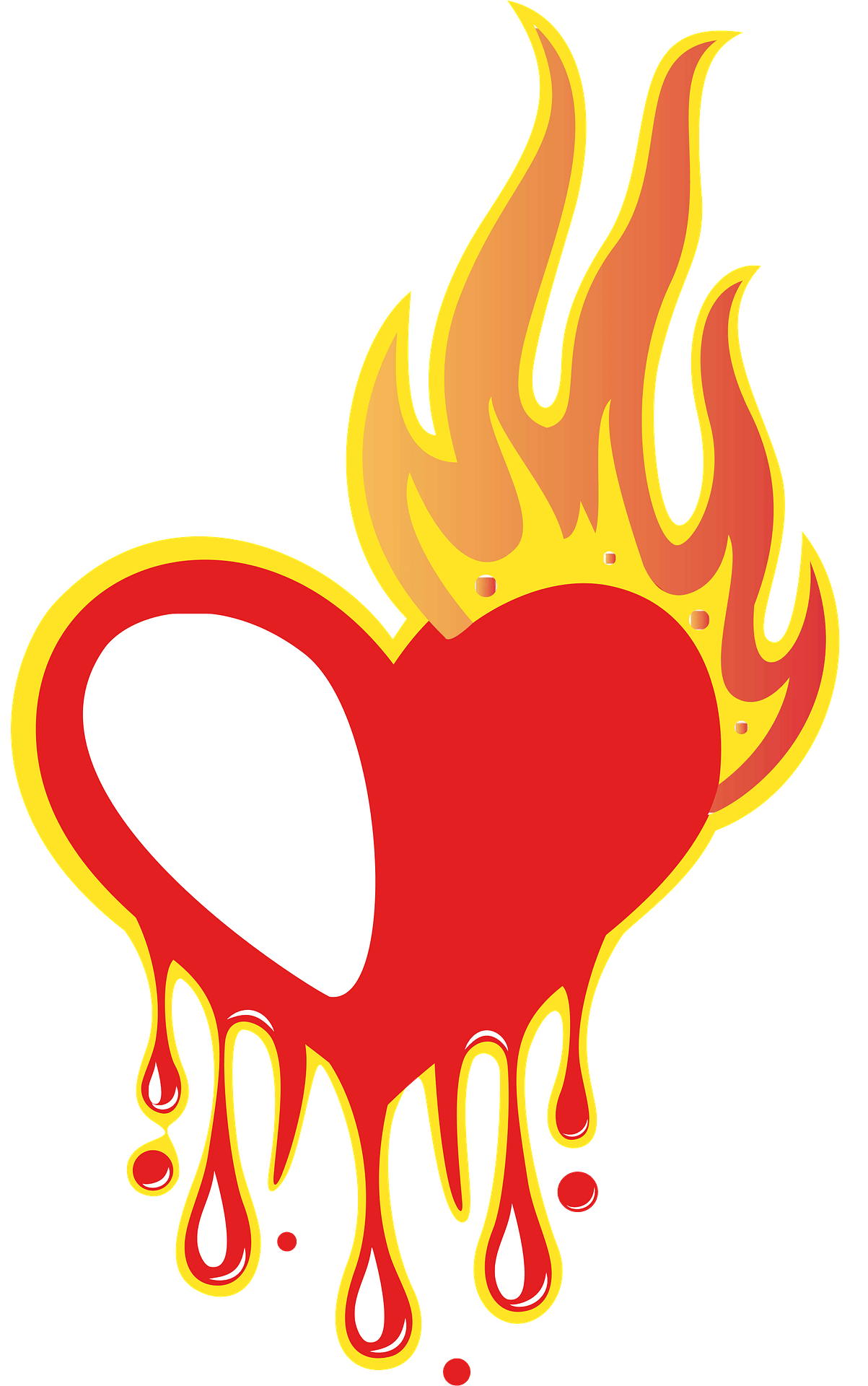 Vector Smoke Fire Heart Effect Transparent Png (gray, red, white)