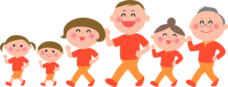 Vector Walking Family Png Hd (salmon, gray, pink, chocolate)