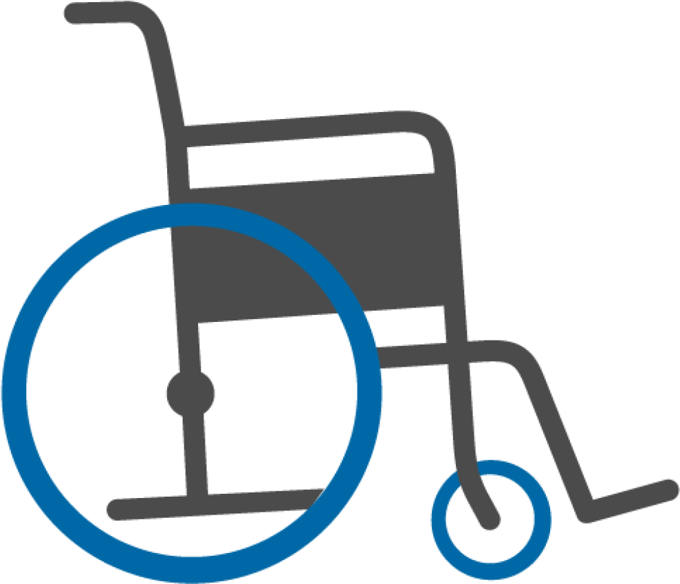 Vector Wheelchair Png Clipart (teal, black, gray)