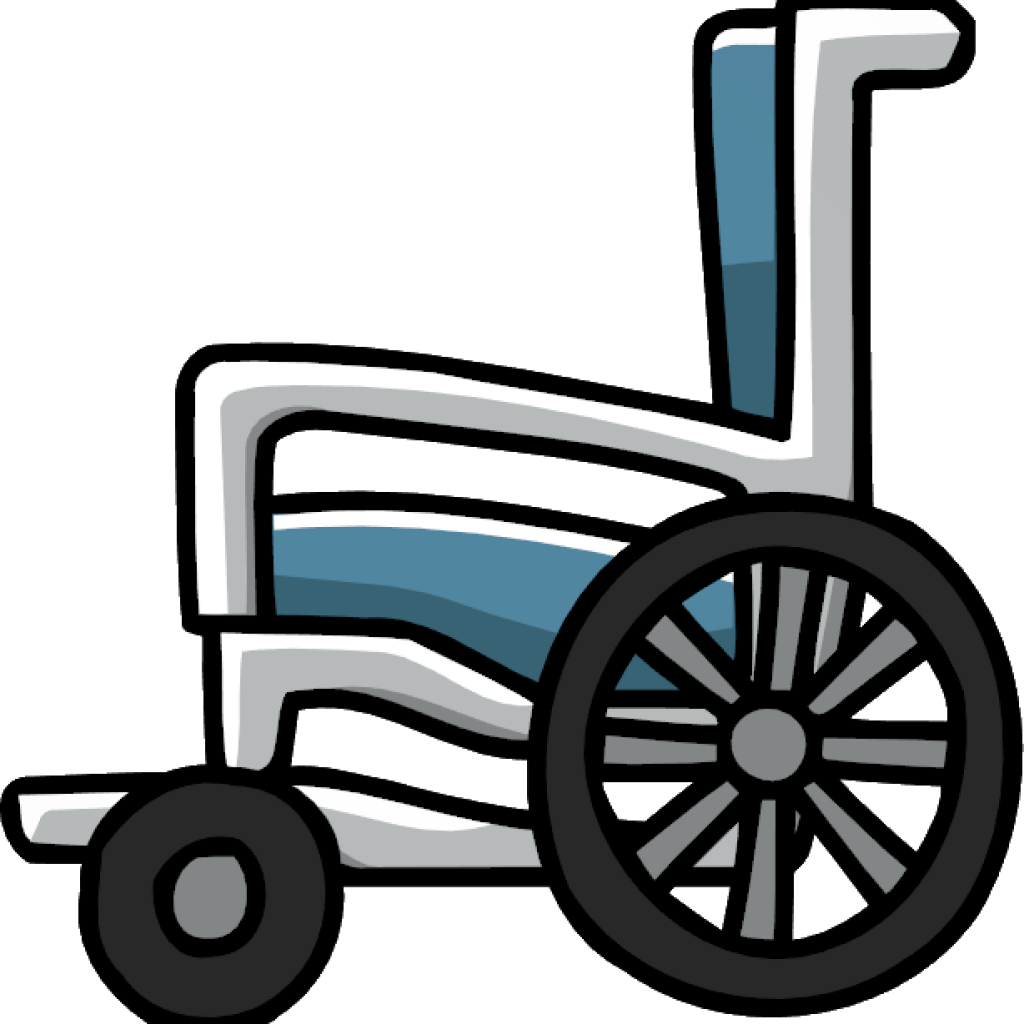 Vector Wheelchair Png Image (black, gray, white)