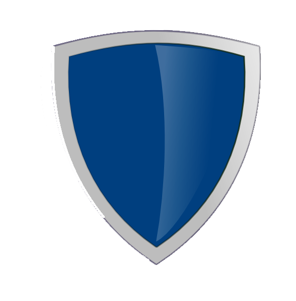 Security Shield Png File (navy, silver, white)