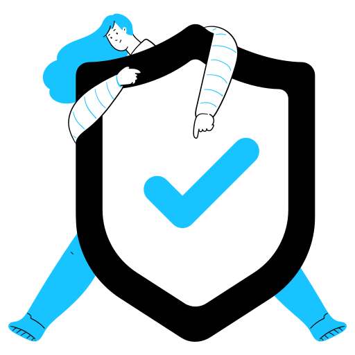 Security Protection Shield Safety Woman Icon Free Nobackground Png Icon Download (greenish blue, indigo, black, white)