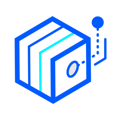 Recursive Server Free Png Icon (blue, white, greenish blue, black)