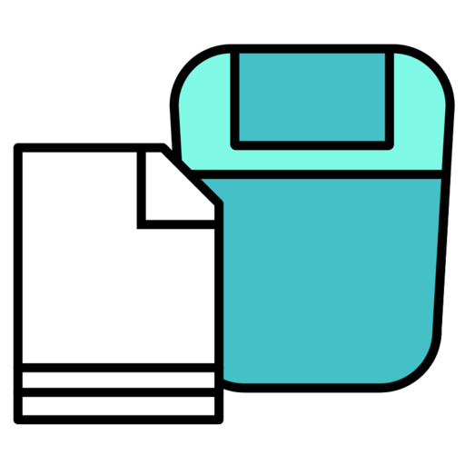 Recyclable Garbage Free Png Icon Download (black, greenish blue, white, mint, gray)