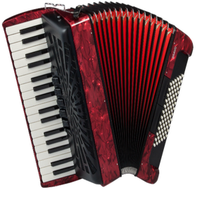 Red Accordion Png Transparent Hd Photo (black)