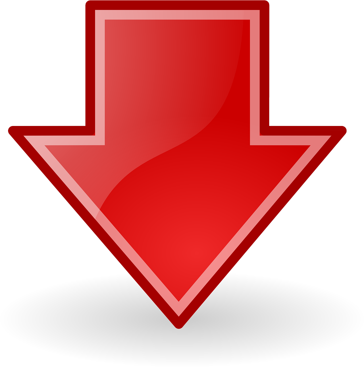 Red Arrow Download Png Isolated Image (red, black, maroon)