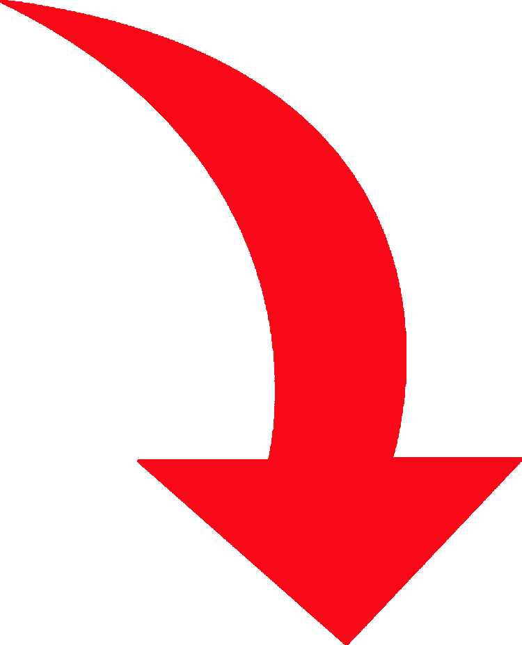 Red Arrow Png Isolated Transparent Image (black, red)