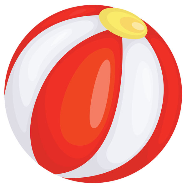 Red Beach Ball Transparent Png (chocolate, white, lavender, red, black)