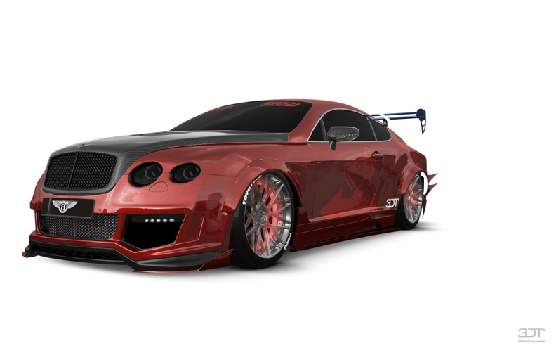 Red Bentley Transparent Png (black)