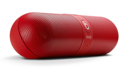 Red Bluetooth Speaker Png Image (black, white, lavender)