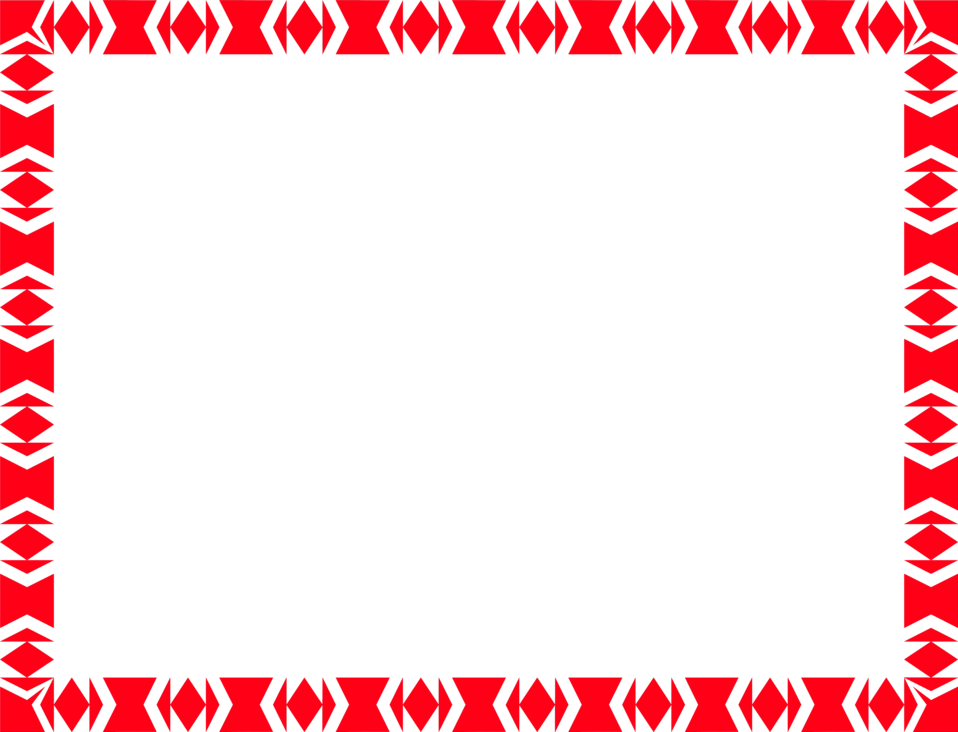 Red Border Frame Png File (red, black, maroon)