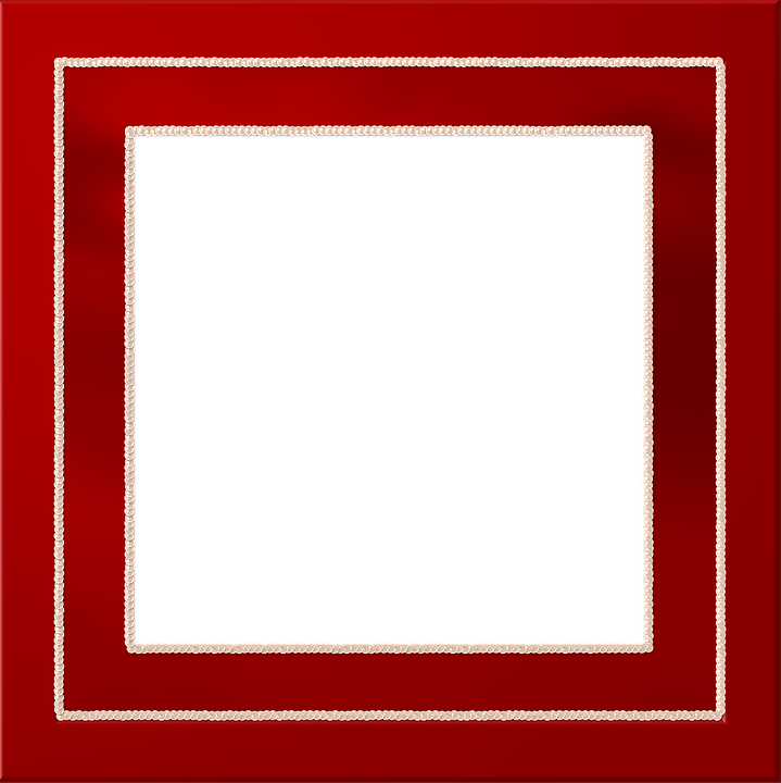 Red Border Frame Png Picture (black, maroon)