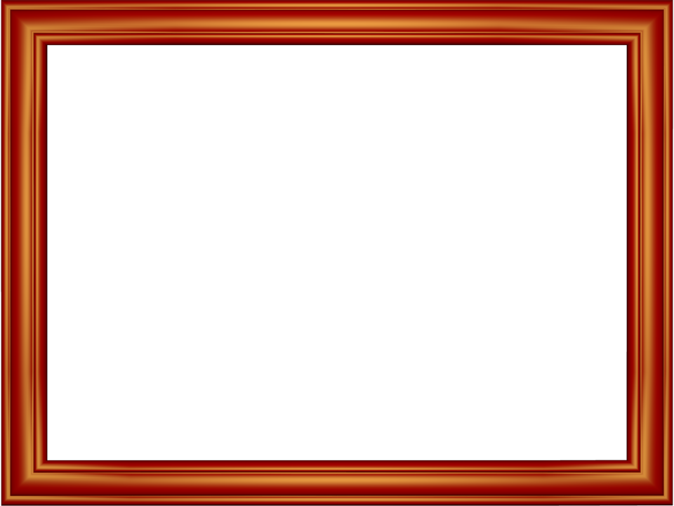 Red Border Frame Transparent Background (black, maroon)