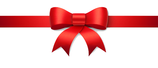 Red Bow Transparent Png (white, beige, maroon)