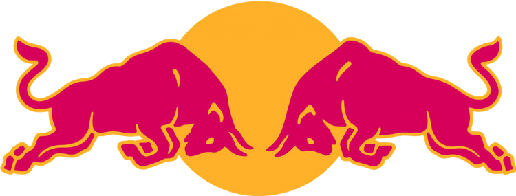 Red Bull Png Transparent Image (purple, orange, black)