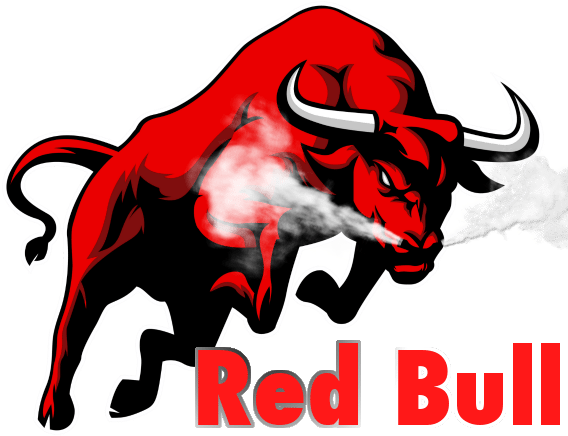 Red Bull Vector Png File (black, red)