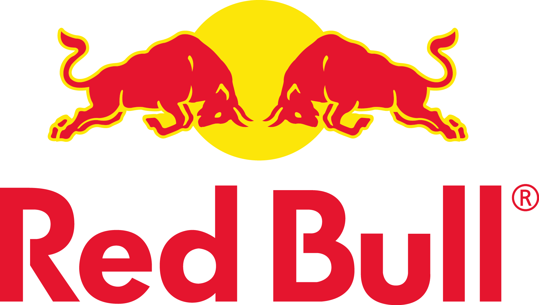 Red Bull Vector Png Image (red, white, gold)