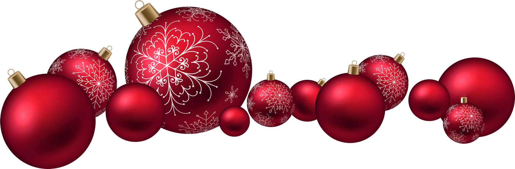 Red Christmas Ornaments Background Png (black, maroon)