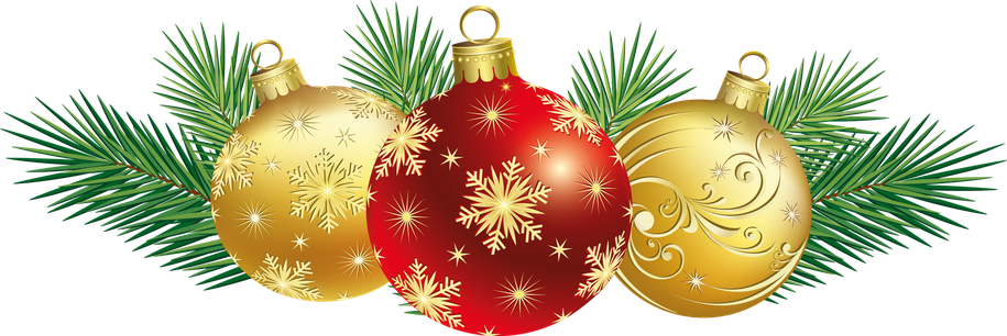 Red Christmas Ornaments Png Clipart (black, maroon)