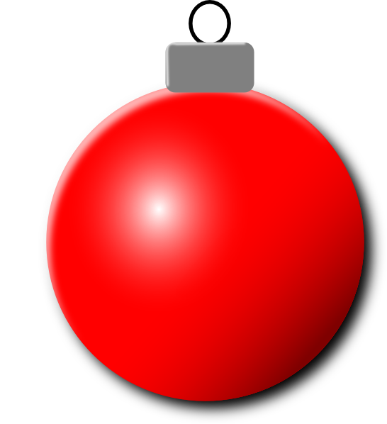 Red Christmas Ornaments Png Photo (red, white, gray, black)