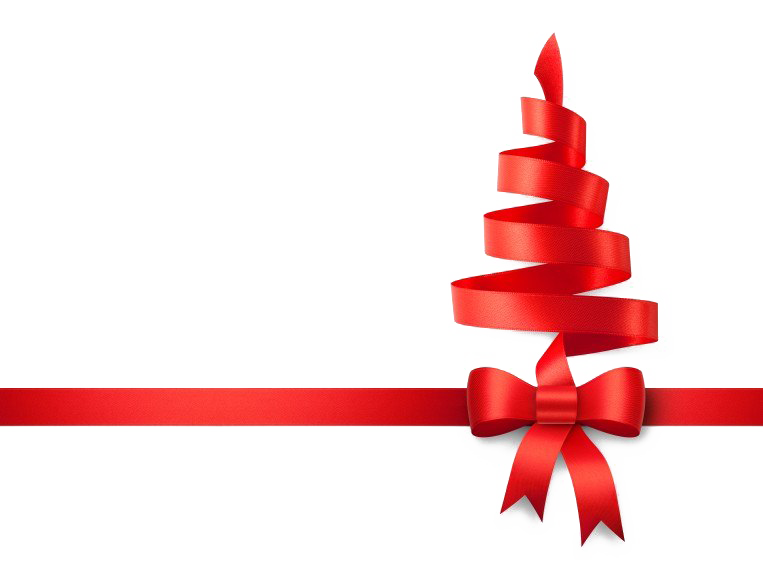 Red Christmas Ribbon Background Png (pink, white)