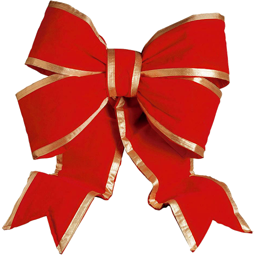 Red Christmas Ribbon Png Images (black, red)