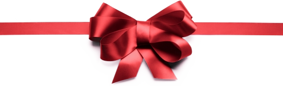 Red Christmas Ribbon Png Pic (chocolate, salmon, pink, white)