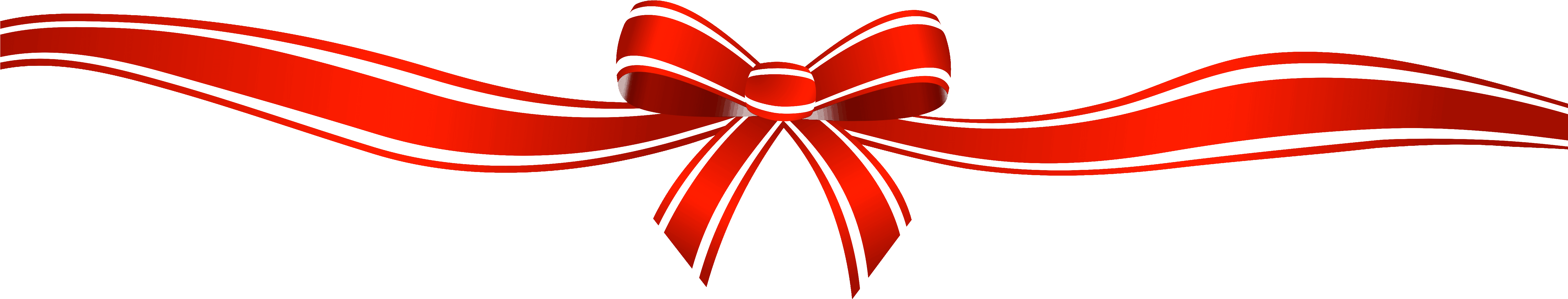 Red Christmas Ribbon Transparent (black, maroon, red)